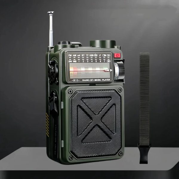 Hand-Crank Generator & Solar Power Bank