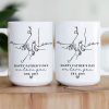 Hand Holding Happy Father's Day We Love You - Personalized Mug Hand Holding Happy Father's Day We Love You - Personalized Mug