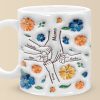 Hand In Hand, Heart To Mom - Family Personalized Custom 3D Inflated Effect Printed Mug - New Arrival, Mother's Day, Gift For Mom, Grandma Hand In Hand, Heart To Mom - Family Personalized Custom 3D Inflated Effect Printed Mug - New Arrival, Mother's Day, Gift For Mom, Grandma