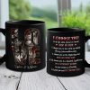 Hand In Hand Side By Side - Couple Personalized Custom Black Mug - Gift For Husband Wife, Anniversary Hand In Hand Side By Side - Couple Personalized Custom Black Mug - Gift For Husband Wife, Anniversary