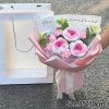 Hand-Woven Rose Flower Bouquet Artificial Flowers for Birthday and Valentine's Day