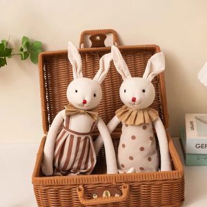 Handmade Bunny Plush in Cloth Dress