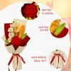 Handmade Crochet Red Rose Bouquet for Special Occasions Handmade Crochet Red Rose Bouquet for Special Occasions