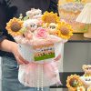Handmade Crochet Rose and Sunflower Bouquet for Special Occasions Handmade Crochet Rose and Sunflower Bouquet for Special Occasions