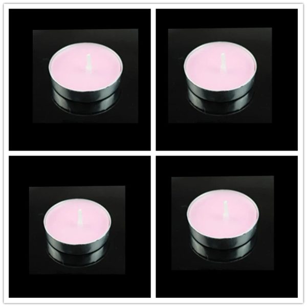 Handmade Soy Tea Light Candles 4-Pack for Romantic Dinner Handmade Soy Tea Light Candles 4-Pack for Romantic Dinner