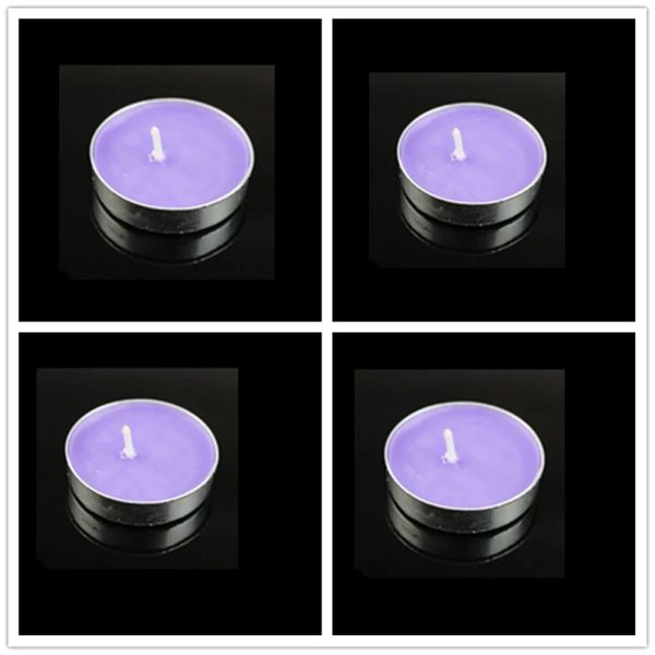 Handmade Soy Tea Light Candles 4-Pack for Romantic Dinner Handmade Soy Tea Light Candles 4-Pack for Romantic Dinner
