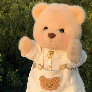 Handmade Teddy Bear Plush Doll with Outfit 30cm