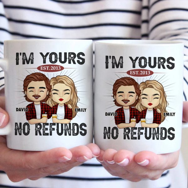 Happier With You - Couple Personalized Custom Mug - Gift For Husband Wife, Anniversary Happier With You - Couple Personalized Custom Mug - Gift For Husband Wife, Anniversary