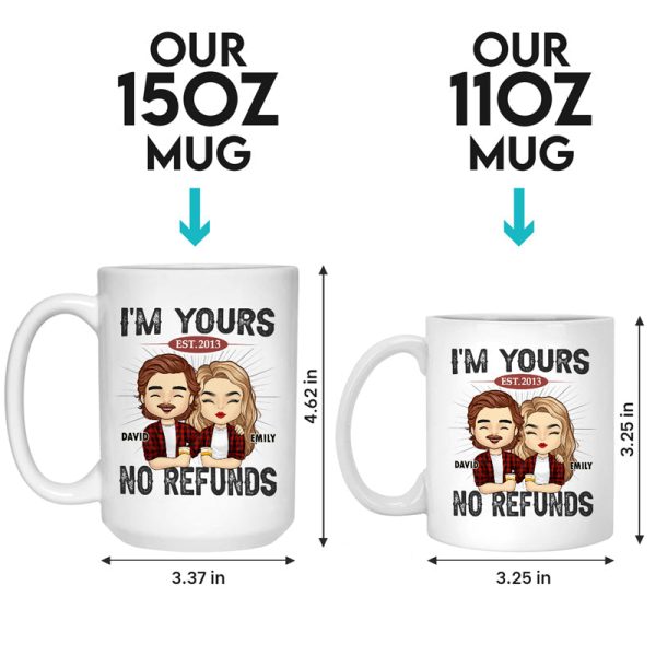 Happier With You - Couple Personalized Custom Mug - Gift For Husband Wife, Anniversary Happier With You - Couple Personalized Custom Mug - Gift For Husband Wife, Anniversary