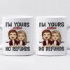 Happier With You - Couple Personalized Custom Mug - Gift For Husband Wife, Anniversary Happier With You - Couple Personalized Custom Mug - Gift For Husband Wife, Anniversary