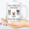 Happy Birthday Human Servant Personalized Custom Dog Mug C334