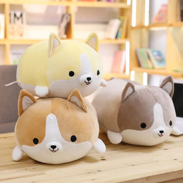 Happy Corgi Plush Dog Pillow Soft Stuffed Toy Gift Happy Corgi Plush Dog Pillow Soft Stuffed Toy Gift