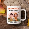 Happy Doll Kids Grandma Mom Fall Season Personalized Mug