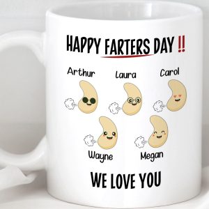 Happy Farters Day Personalized Custom Father's Day Mug C224