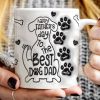 Happy Father Day To The Best Dog Dad Personalized 3D Inflated Printed Mug