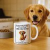 Happy Father's Day Best Dog Dad Cartoon Funny Style Dogs Personalized Mug