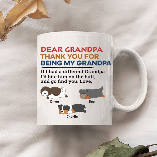 Happy Father's Day Bite The Butt Mug Personalized Gift HO82 890708 Happy Father's Day Bite The Butt Mug Personalized Gift HO82 890708