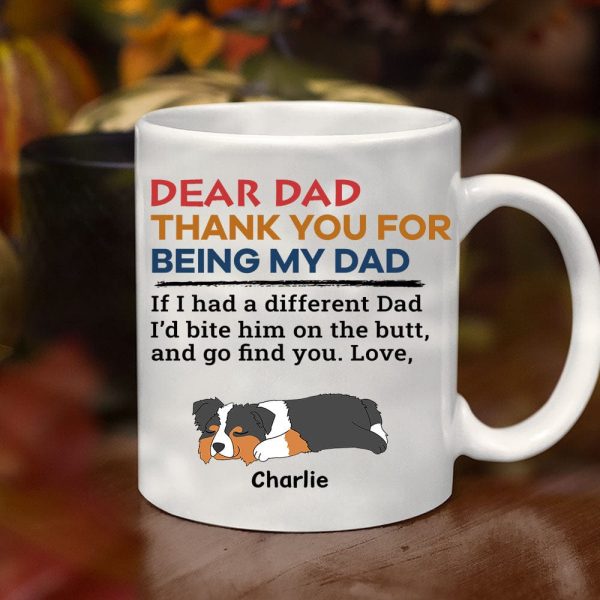 Happy Father's Day Bite The Butt Mug Personalized Gift HO82 890708 Happy Father's Day Bite The Butt Mug Personalized Gift HO82 890708