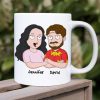 Happy Father's Day Dad You Freakin' Rule!, Personalized White Mug, Gift For Dad, Father's Day Gift Happy Father's Day Dad You Freakin' Rule!, Personalized White Mug, Gift For Dad, Father's Day Gift