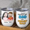 Happy Father's Day Dad You Freakin' Rule!, Personalized White Mug, Gift For Dad, Father's Day Gift Happy Father's Day Dad You Freakin' Rule!, Personalized White Mug, Gift For Dad, Father's Day Gift