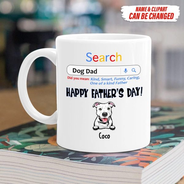 Happy Father's Day Dog Dad Search Dog Coffee Mug K228 HN590 Happy Father's Day Dog Dad Search Dog Coffee Mug K228 HN590
