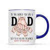 Happy Father's Day Fist Bump Personalized Mug