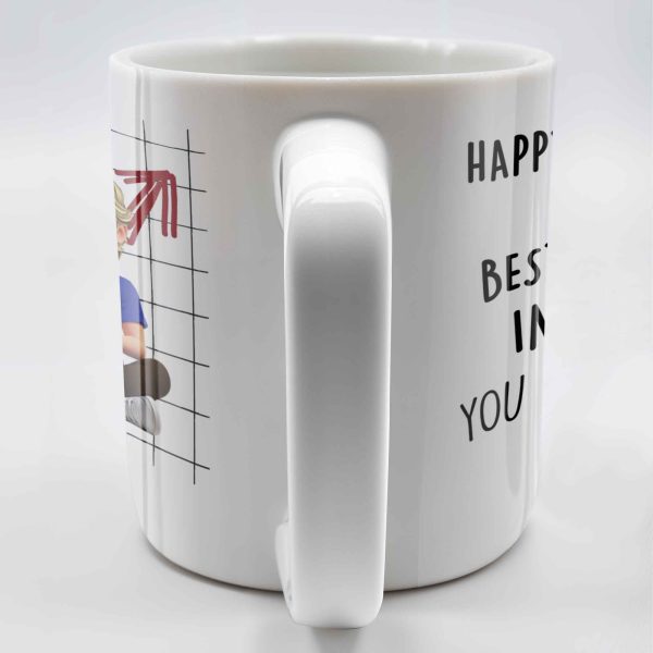 Happy Father's Day From The Best Long-Term Investment, Graph, Baby and Father - Personalized Custom Coffee Mug - DAD196_MG Happy Father's Day From The Best Long-Term Investment, Graph, Baby and Father - Personalized Custom Coffee Mug - DAD196_MG