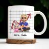 Happy Father's Day From The Best Long-Term Investment, Graph, Baby and Father - Personalized Custom Coffee Mug - DAD196_MG Happy Father's Day From The Best Long-Term Investment, Graph, Baby and Father - Personalized Custom Coffee Mug - DAD196_MG