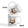 Happy Father's Day Human Servant Cartoon Funny Cats Personalized Mug, Gift For Cat Dad Happy Father's Day Human Servant Cartoon Funny Cats Personalized Mug, Gift For Cat Dad