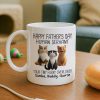 Happy Father's Day Human Servant Cartoon Funny Cats Personalized Mug, Gift For Cat Dad Happy Father's Day Human Servant Cartoon Funny Cats Personalized Mug, Gift For Cat Dad
