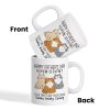 Happy Father's Day Human Servant From Your Tiny Furry Overlord, Personalized Mug, Gift For Cat Dad