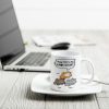 Happy Father's Day Human Servant Naughty Cats Personalized Mug