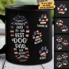 Happy Father's Day To The Best Dog Dad - Gift For Dad - Personalized Black Mug Happy Father's Day To The Best Dog Dad - Gift For Dad - Personalized Black Mug