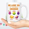 Happy Father's Day To The World's Best Dad Personalized Custom Family Mug C321