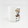 Happy Mother's Day Father's Day Human Servant Dachshund Hearts Personalized Mug