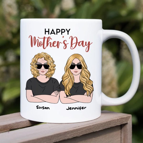 Happy Mother's Day, Gift For Mom, Personalized Mug, Mom And Kid Coffee Mug, Mother's Day Gift Happy Mother's Day, Gift For Mom, Personalized Mug, Mom And Kid Coffee Mug, Mother's Day Gift