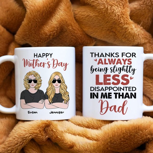 Happy Mother's Day, Gift For Mom, Personalized Mug, Mom And Kid Coffee Mug, Mother's Day Gift Happy Mother's Day, Gift For Mom, Personalized Mug, Mom And Kid Coffee Mug, Mother's Day Gift