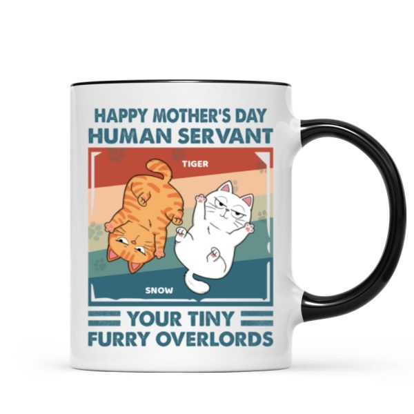 Happy Mother's Day Human Servant Retro Personalized Mug