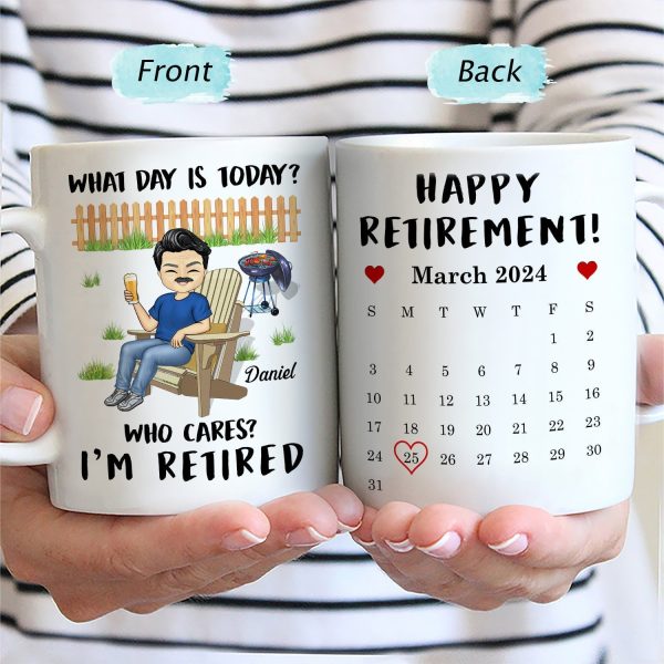 Happy Retirement - Gift For Retiree - Personalized Mug Happy Retirement - Gift For Retiree - Personalized Mug