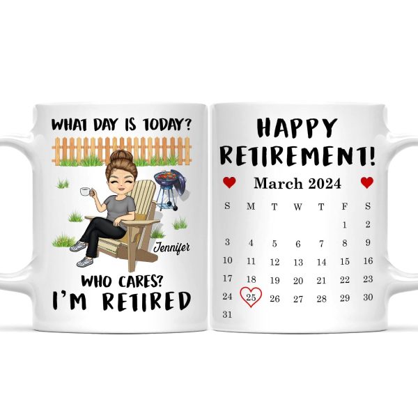 Happy Retirement - Gift For Retiree - Personalized Mug Happy Retirement - Gift For Retiree - Personalized Mug