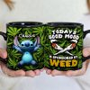 Happy Tropical Alien Coffee Mug - Personalized Gifts For Weed Lovers 02TODT090625 Happy Tropical Alien Coffee Mug - Personalized Gifts For Weed Lovers 02TODT090625