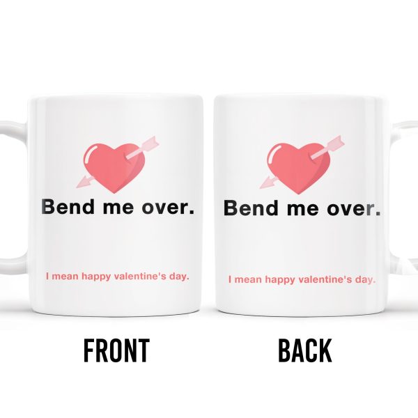 Happy Valentine's Day Heart And Arrow Design - Personalized Custom Coffee Mug - CPL131_MG Happy Valentine's Day Heart And Arrow Design - Personalized Custom Coffee Mug - CPL131_MG