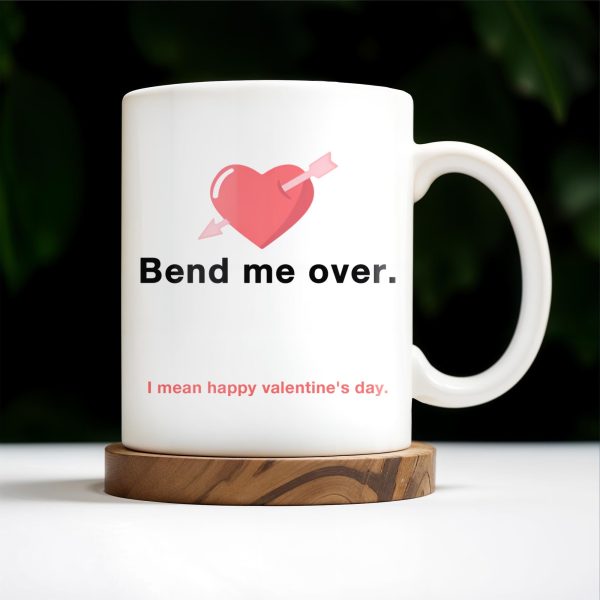 Happy Valentine's Day Heart And Arrow Design - Personalized Custom Coffee Mug - CPL131_MG Happy Valentine's Day Heart And Arrow Design - Personalized Custom Coffee Mug - CPL131_MG