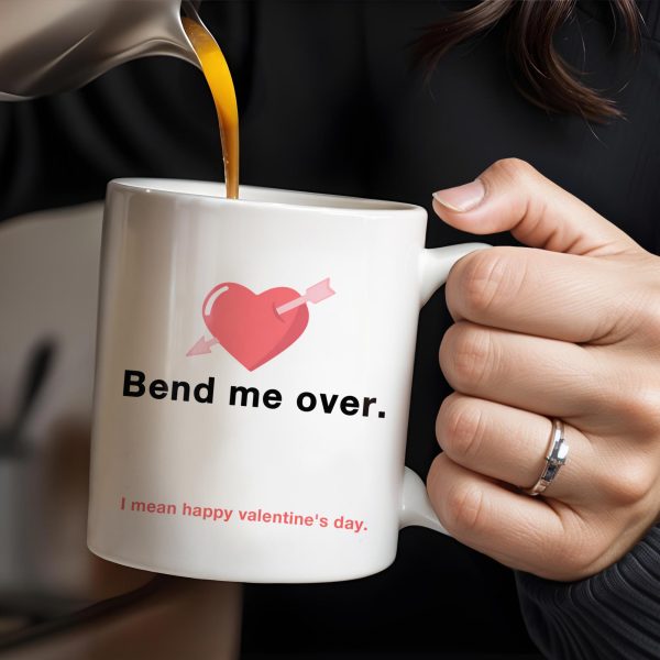 Happy Valentine's Day Heart And Arrow Design - Personalized Custom Coffee Mug - CPL131_MG Happy Valentine's Day Heart And Arrow Design - Personalized Custom Coffee Mug - CPL131_MG