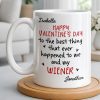 Happy Valentine's Day, My Wiener - Personalized Custom Coffee Mug - CPL1321_MG Happy Valentine's Day, My Wiener - Personalized Custom Coffee Mug - CPL1321_MG
