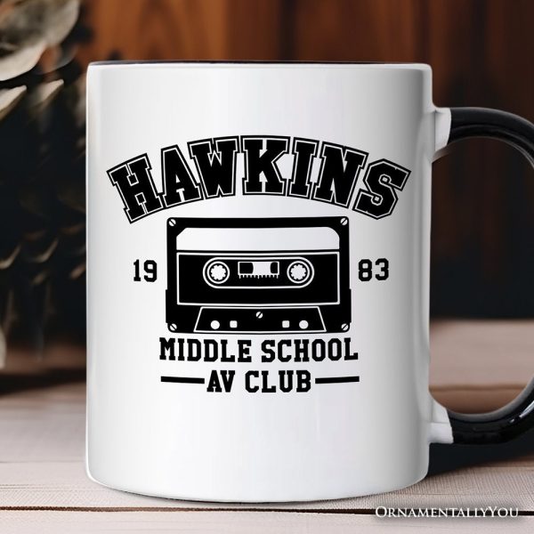 Hawkins Middle School AV Club Personalized Mug, Funny Gift for Daughter and Son with Custom Name Hawkins Middle School AV Club Personalized Mug, Funny Gift for Daughter and Son with Custom Name