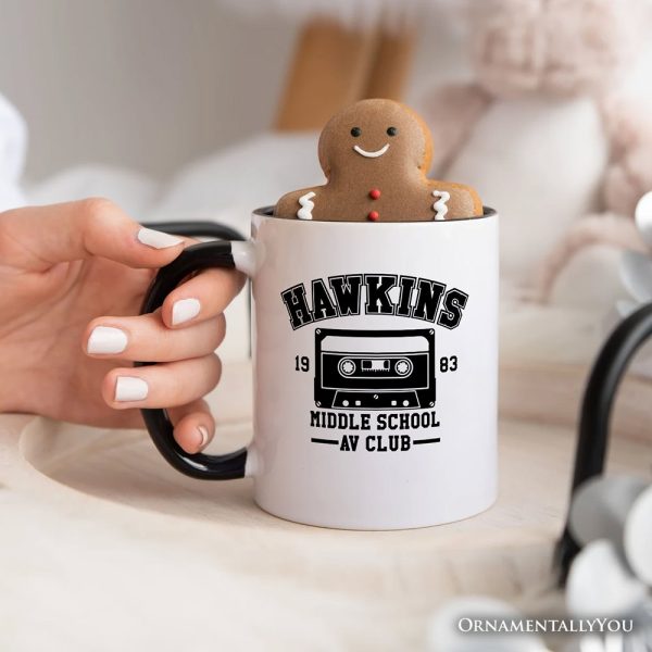 Hawkins Middle School AV Club Personalized Mug, Funny Gift for Daughter and Son with Custom Name Hawkins Middle School AV Club Personalized Mug, Funny Gift for Daughter and Son with Custom Name