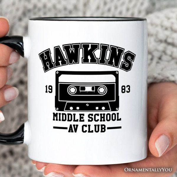 Hawkins Middle School AV Club Personalized Mug, Funny Gift for Daughter and Son with Custom Name Hawkins Middle School AV Club Personalized Mug, Funny Gift for Daughter and Son with Custom Name