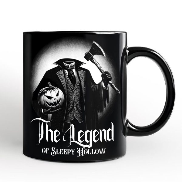 Headless Horseman Spooky Portrait Personalized Mug Horror Villain Theme Halloween Gift with Custom Name Headless Horseman Spooky Portrait Personalized Mug Horror Villain Theme Halloween Gift with Custom Name