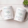 Healing In Progress, Hope Love Light, Stars Leaves Design - Personalized Custom Coffee Mug - DTG069_MG